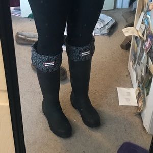 Original six-stitch cable boot socks